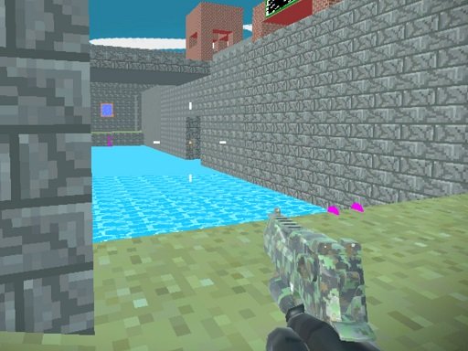 Pixel Blocky Vehicle Battle Arena
