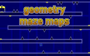 Geometry Maze Maps Online Puzzle Game