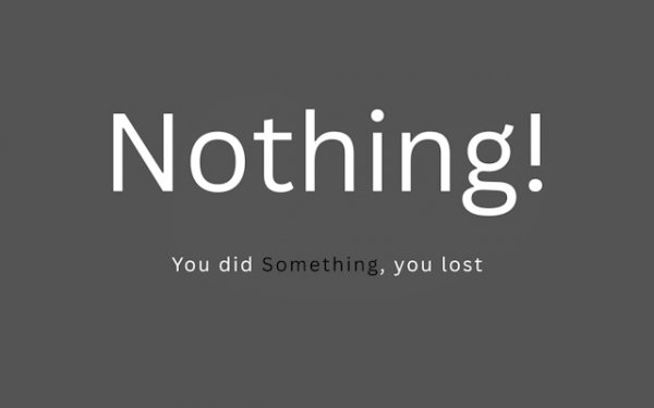 Nothing: The Idle Challenge